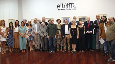 ENTREGA DE LOS PREMIOS ATLANTE EN EL MUSEO DEL GRAVADO DE ARTES E INAUGURACION DE LA EXPOSICION DE TODOS LOS PREMIADOS DE LOS ULTIMOS 10 AOS