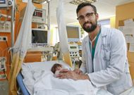 Alejandro �vila-�lvarez, hai tan s� uns d�as, na unidade na que traballa no Chuac Coru��s. 