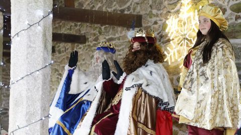 Visita de los Reyes Magos a Parga