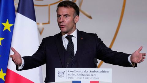 Macron, el presidente de Francia