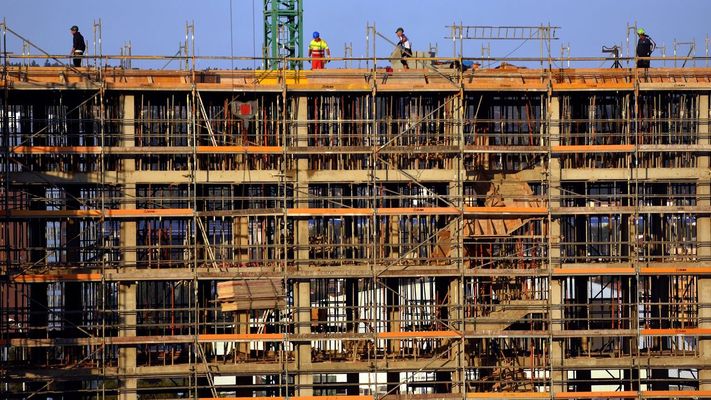 Construci�n de un edificio en A Coru�a