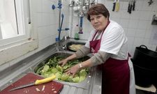 Arroz y cocido era el men� del pasado jueves en el comedor social