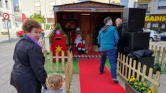 Foto de archivo de la casa de Pap� Noel en O Barco.
