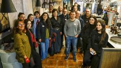 Miembros de agencias de publicidad, comunicaci�n, creativos y dise�adores celebrando el D�a de la Publicidad