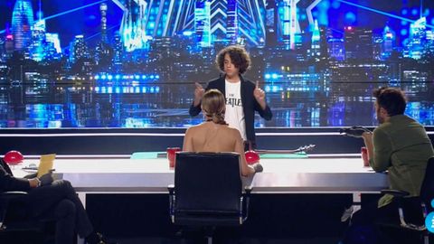 Coke Couto en el programa Got Talent