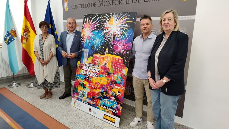 Cartel de las fiestas del pasado a�o, obra del riojano Jos� �ngel Ligero