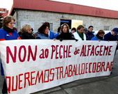 La plantilla de Alfageme se rebel� contra el fin de la empresa.