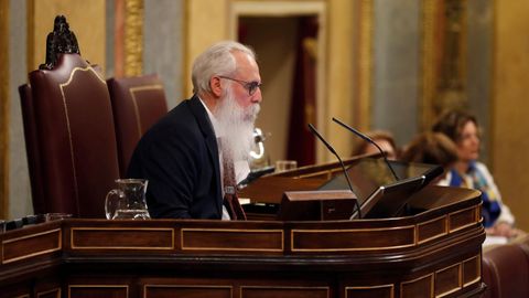 El n�mero dos del PSOE por Burgos, Agust�n Javier Zamarr�n, preside la Mesa de Edad del Congreso