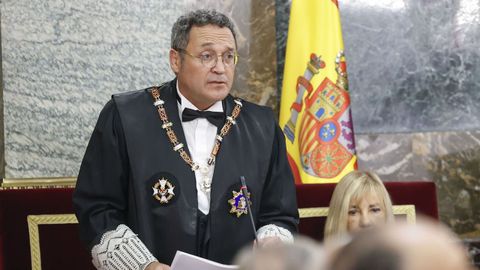 El fiscal general, Álvaro García Ortiz, en la apertura del año judicial.