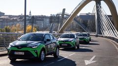 Veh�culos rotulados con la imagen corporativa de Mobify en Ourense.