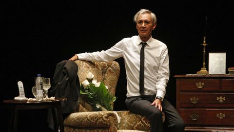 Gabelo, durante una representaci�n teatral en el Principal