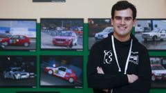�dgar Vigo, en la sede de la escuder�a Scratch Fene
