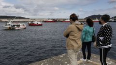 Barcos de bajura en Celeiro