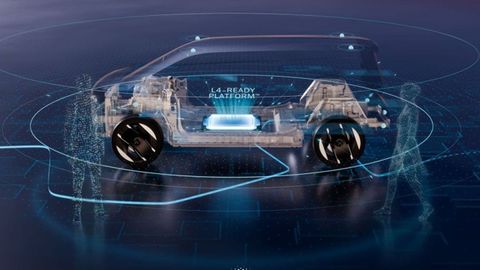 Imagen que ha mostrado la multinacional�Stellantis al�informar de su acuerdo con Uber y Wayve