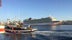 El Azura ha recalado en varias ocasiones en los puertos gallegos, como el de A Coru�a