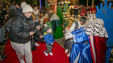 Los Reyes Magos en Porto do Son.