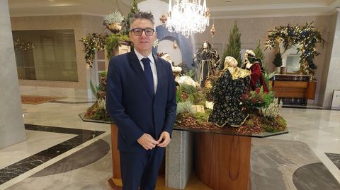 Leonardo L�pez, director del Hotel Carlos I Silgar, en Sanxenxo
