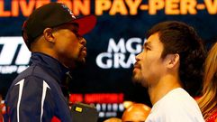 As� fue el pesaje del Mayweather vs Pacquiao