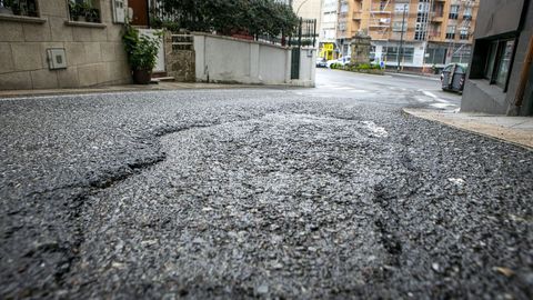 Calle Lepanto, en Ribeira.