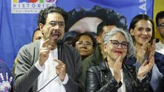 El senador Ivn Cepeda interviene tras la consulta interna que lo ha convertido en candidato presidencial de la izquierda colombiana