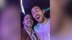 Dani Parejo, de fiesta en una discoteca