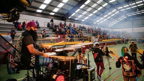 Concurso de disfraces en el carnaval de Outes.