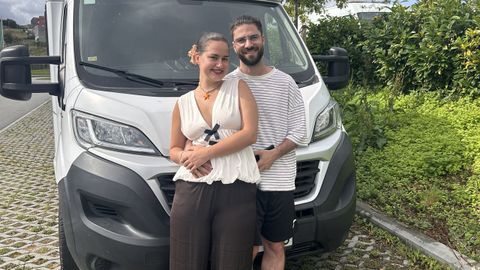 Es el segundo verano que Alejandro Bisbal y Angelina Babic viajarn en autocaravana y estn encantados. 