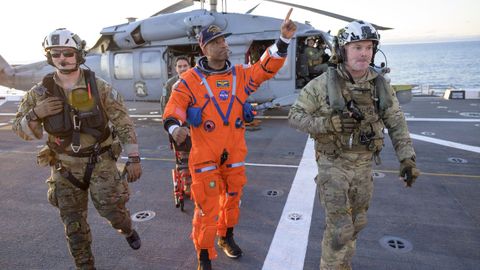El astronauta Victor Glover.