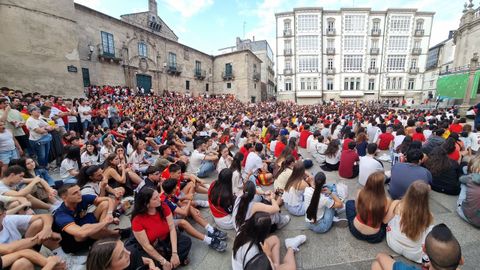 Pantalla gigante en Lugo.