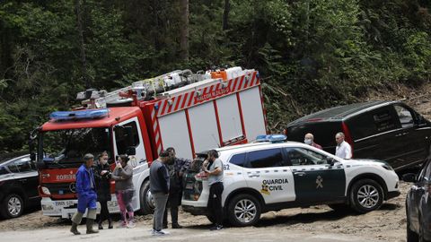 El operativo desplegado consigui� rescatar el cuerpo minutos antes de las cuatro de la tarde