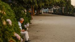 El atardecer en el Parque Rosal�a de Castro de Lugo