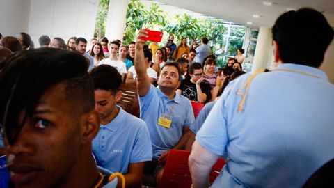 Los participantes en el programa Escolas Abertas de la Xunta se alojan en el centro residencial de la capital 