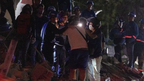 Im�genes tras el doble terremoto de magnitudes 7,2 y 7,5 producidos en Venezuela