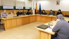 Un pleno en Ponteceso, en imagen de archivo 