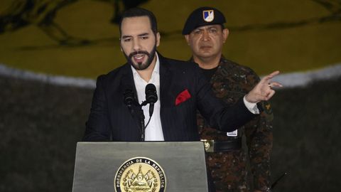 El presidente de El Salvador, Nayib Bukele