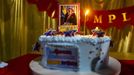 Tarta con motivo del 63. cumpleaos de Maduro