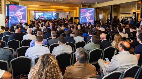 Foro PescAR, celebrado en Puerto Madryn, provincia de Chubut, en la Patagonia argentina, el 5 de marzo del 2026.