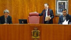 El alcalde Abel Caballero en una foto de archivo de un pleno de Vigo