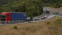 Retenciones este mes en Cereixal por las obras en la A-6