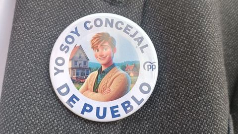 Diputados del PP con la chapa que mostraron en el Congreso