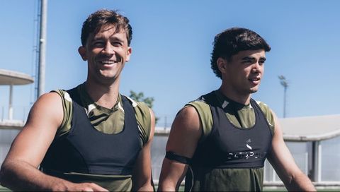 Luis Bilbao y Vicente, en un entrenamiento del Celta Fortuna en la Cidade Deportiva Afouteza.