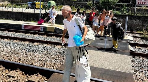 Alrededor de diez personas quedaron tiradas en la estaci�n el jueves