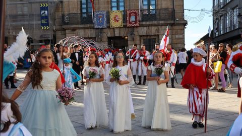 Ofrenda a San Roque en Betanzos 