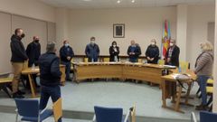 En el pleno se guard� un minuto de silencio en memoria de Dar�o Xo�n Cabana