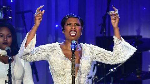 Jennifer Hudson tras perder unos 30 kilos.