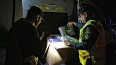 As� controla la Guardia Civil el tr�fico de furgonetas