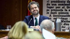 Juanfran Serrano Mart�nez en el Senado.