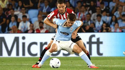Aleix Febas retorn� al once del Celta tras no haber jugado el jueves ante el Osasuna.