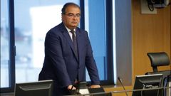 Ron, hace un a�o, en el Congreso para comparecer en la comisi�n de investigaci�n acerca de la crisis financiera en Espa�a.