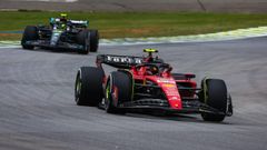 Carrera al Sprint del GP de Brasil de F1 en Sao Paulo.Carlos Sainz durante la carrera al Sprint del GP de Brasil de F1 en Sao Paulo